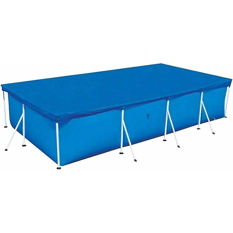 Rectangular Tubular Pool Cover, Bubble Cover Tubular Pools- Blue (260x170CM)