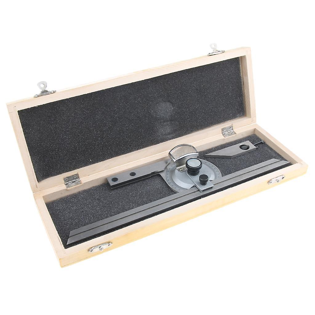 360 Stainless Steel Bevel Protractor Angle Finder Ruler Precision Measuring