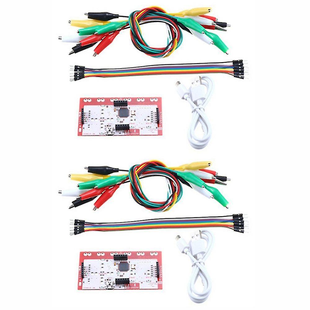 2pcs For Main Control Board Controller Module With Usb Cable+jumper Cable+alligator Clips Diy Kit
