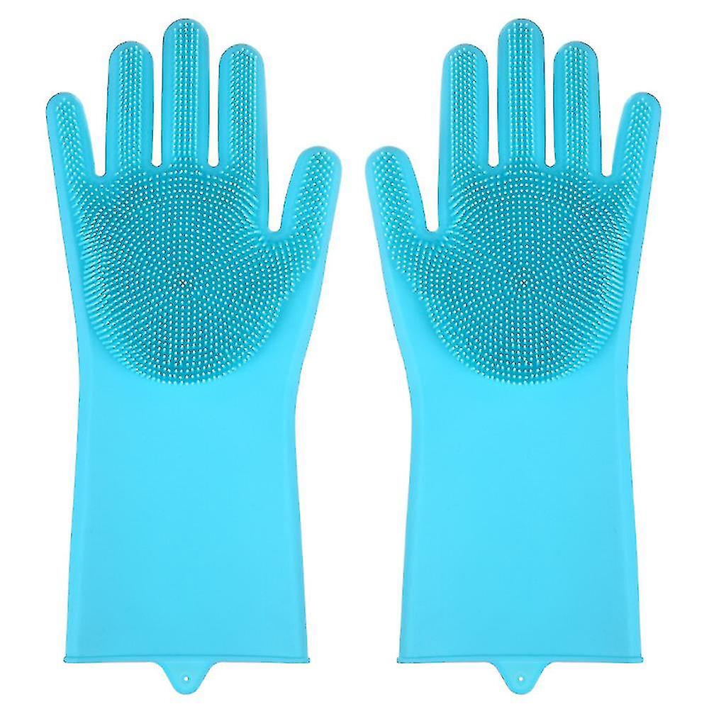 Silicone Cleaning Gloves Anti-scratch For Kitchen Gloves-e