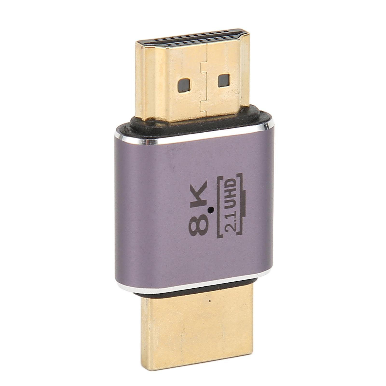 8K HD Multimedia Interface Coupler 48Gbps Adapter for 4K/8K HDR with Indicator