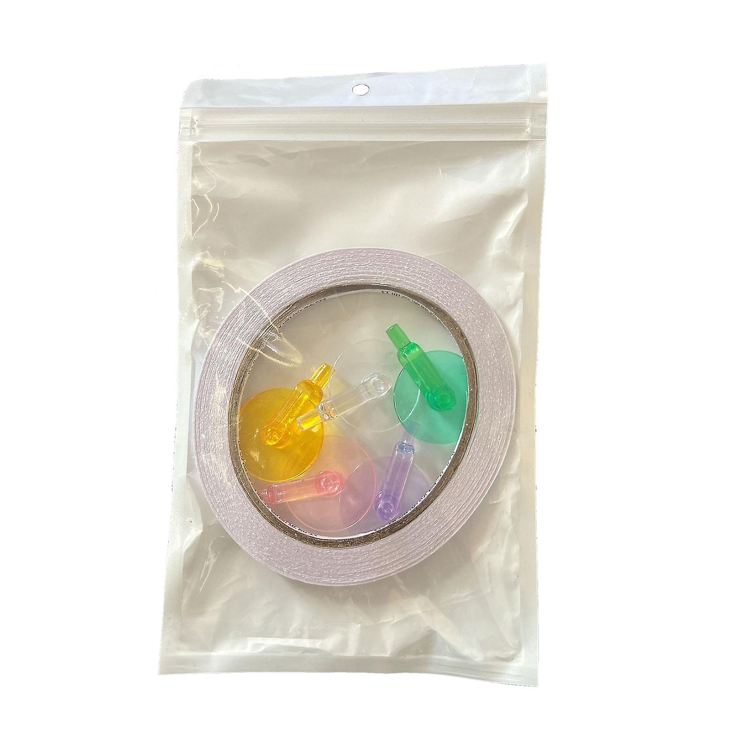 5W Diamond Art Rollers + Double-Sided Tape: Multi-Color DIY Tool Set