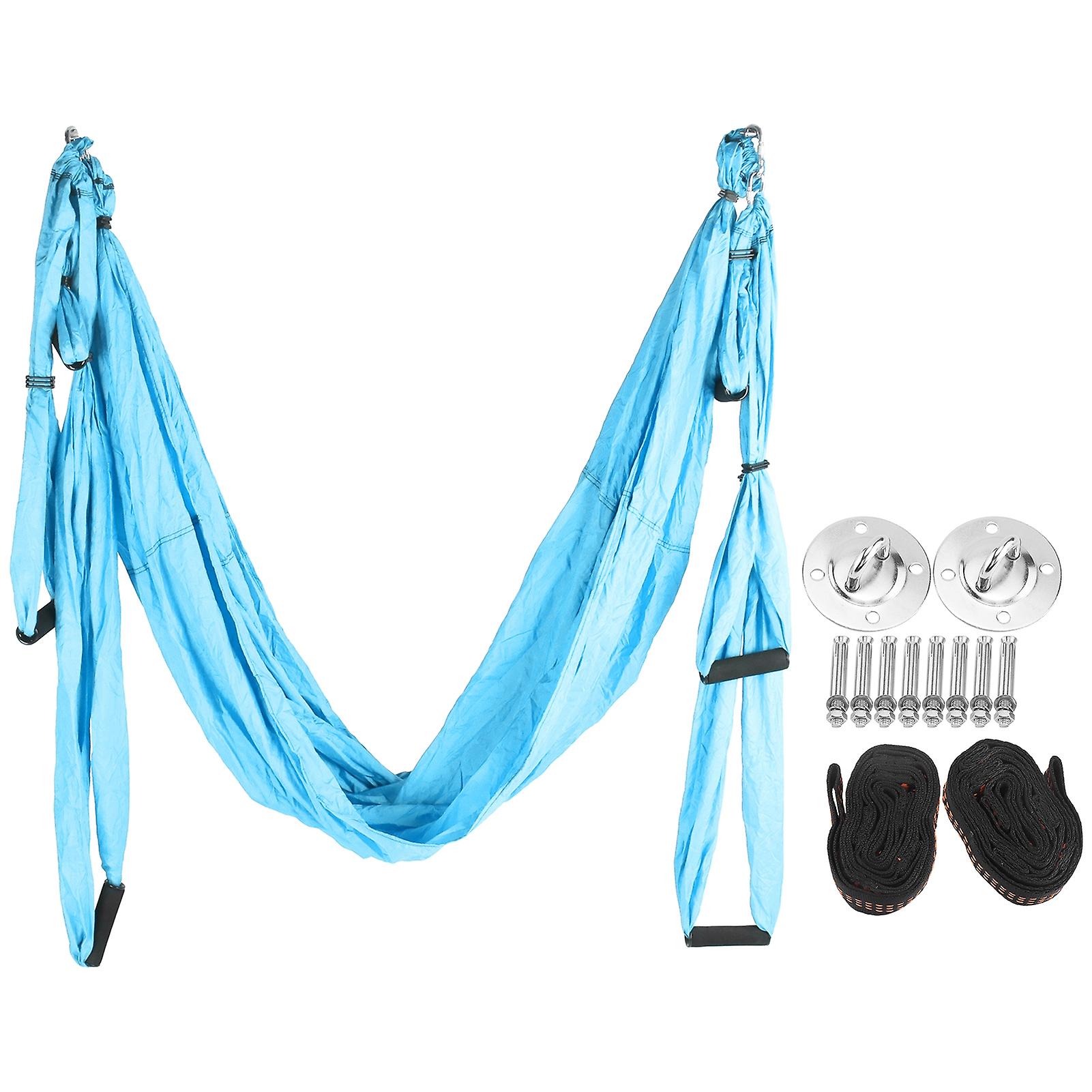 Ultralight Yoga Hammock Anti Gravity Yoga Hammock Hammock Home Fitness AccessoriesSky Blue