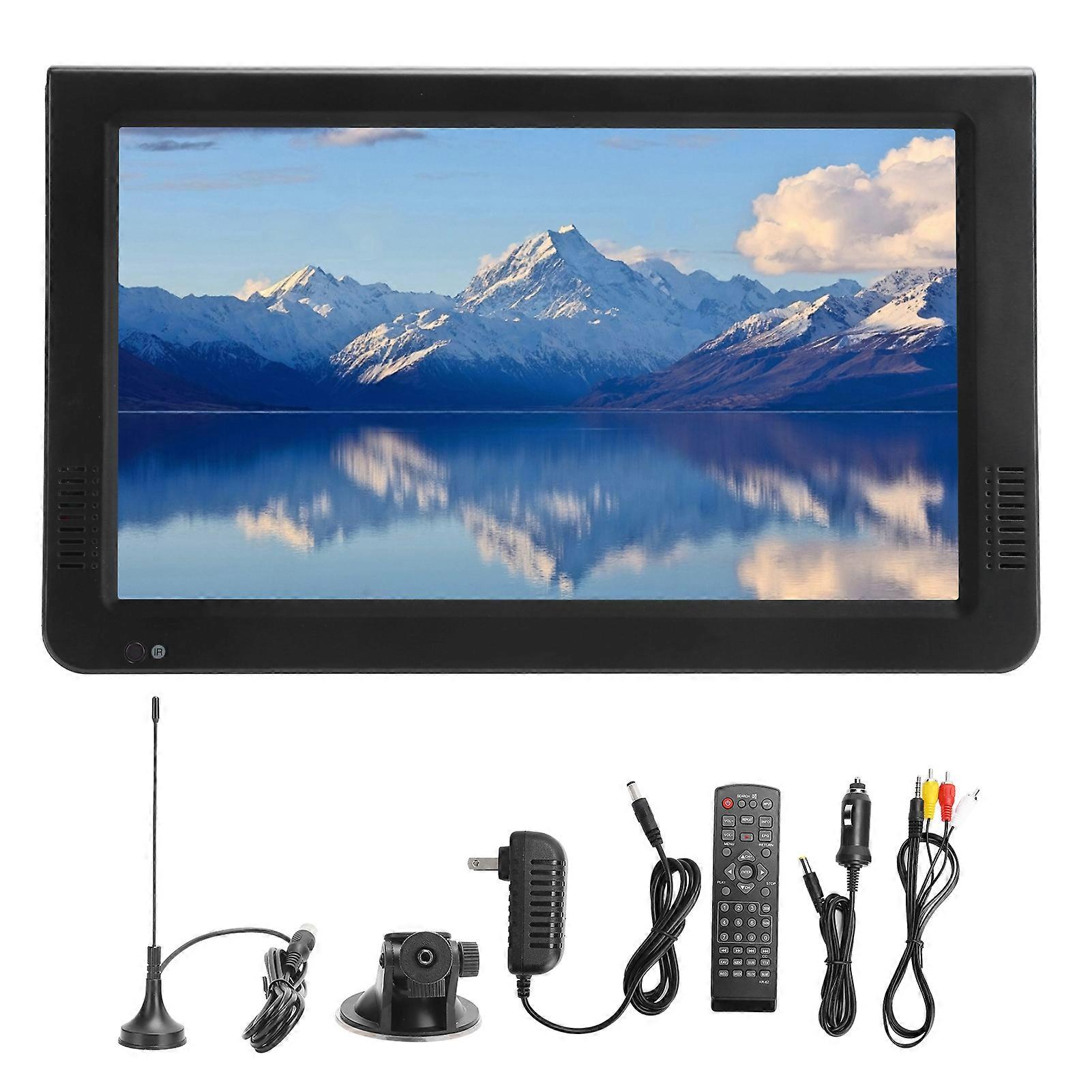 LEADSTAR 10" Portable HD TV with Bracket: USB Playback, PVR, HDMI, and FM Radio