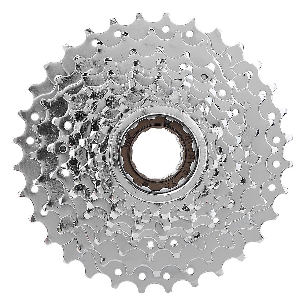 Chrome Rear Flywheel for Mountain Bike Freewheel Replacement Accessory 9 Speed