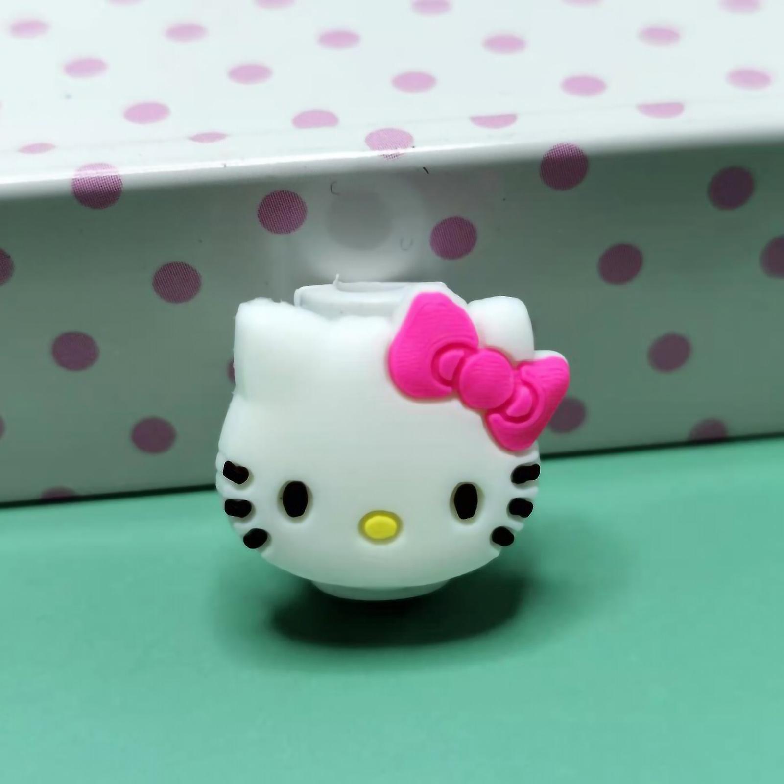 Pink Bow Cartoon Cable Protector - Durable PVC, Snap-Proof, Perfect for Daily Use