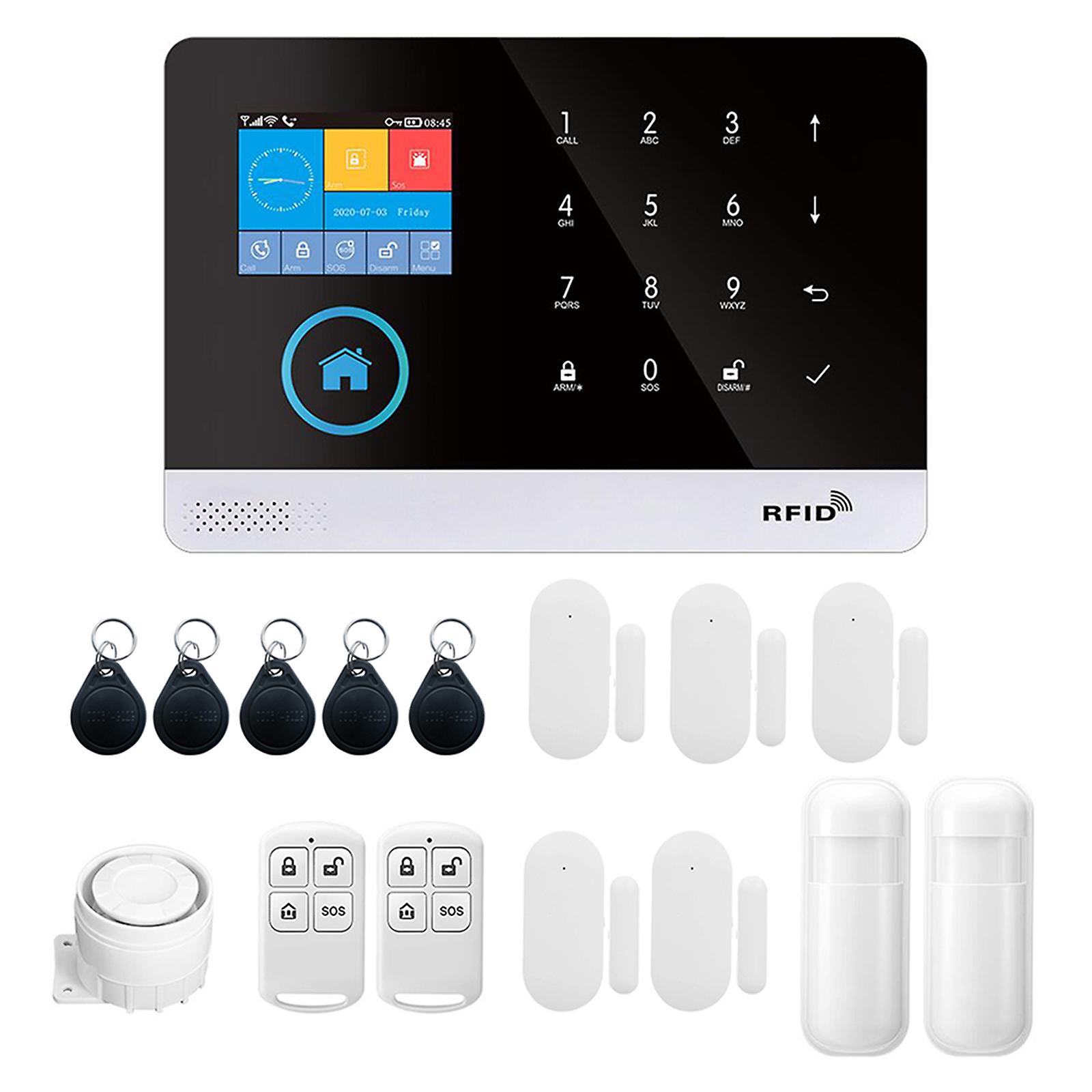433mhz Wireless Wifi + Gsm Auto-dial Alarm Security Systema