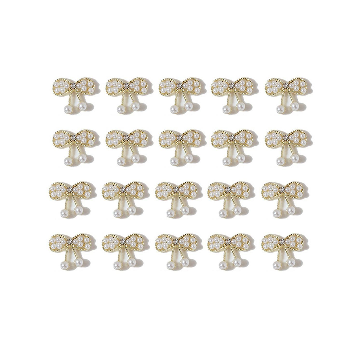 20Pcs Nail Art Decor Sparkling Exquisite Shape Rust-proof Wide Application Shiny Visual Effect