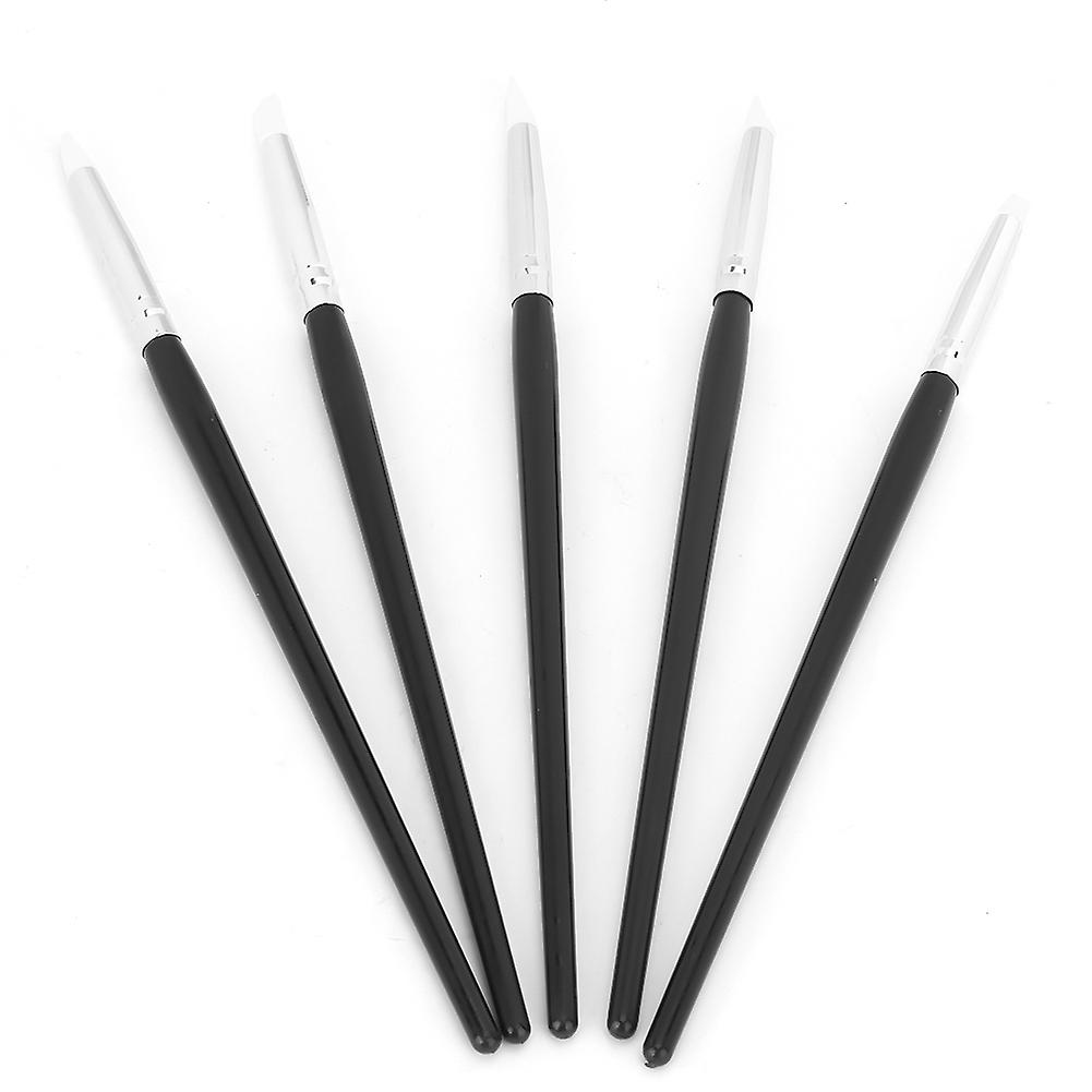 Shaping Tools For Carving, Good Resistance Silicone Tips For Clay Modeling, Soft And Pliable Pottery Tools For Color Shaping, Comfortable Grip