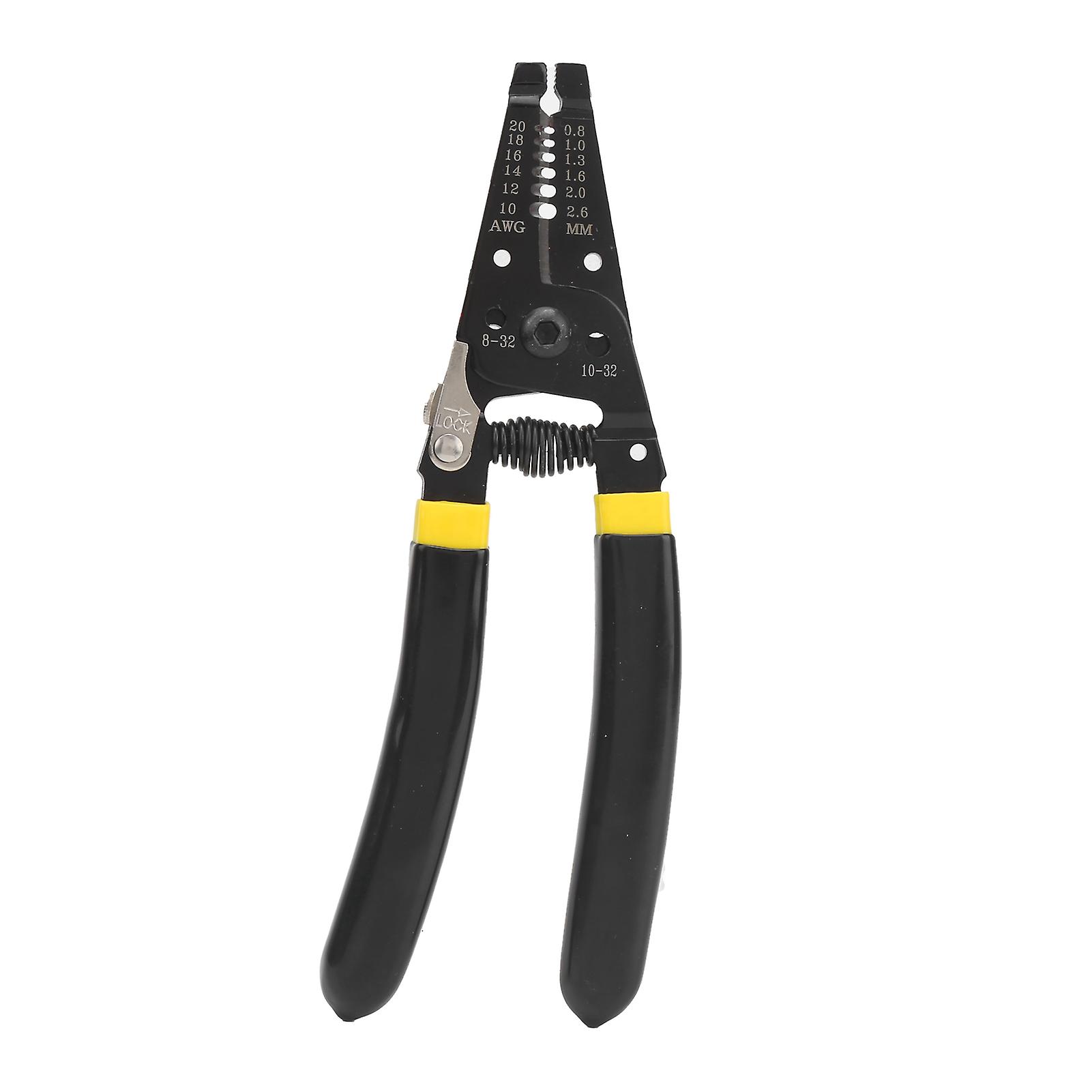 Wire Stripper Multifunctional Cable Crimping Trimming Pliers Hand Electrician Tool YF052