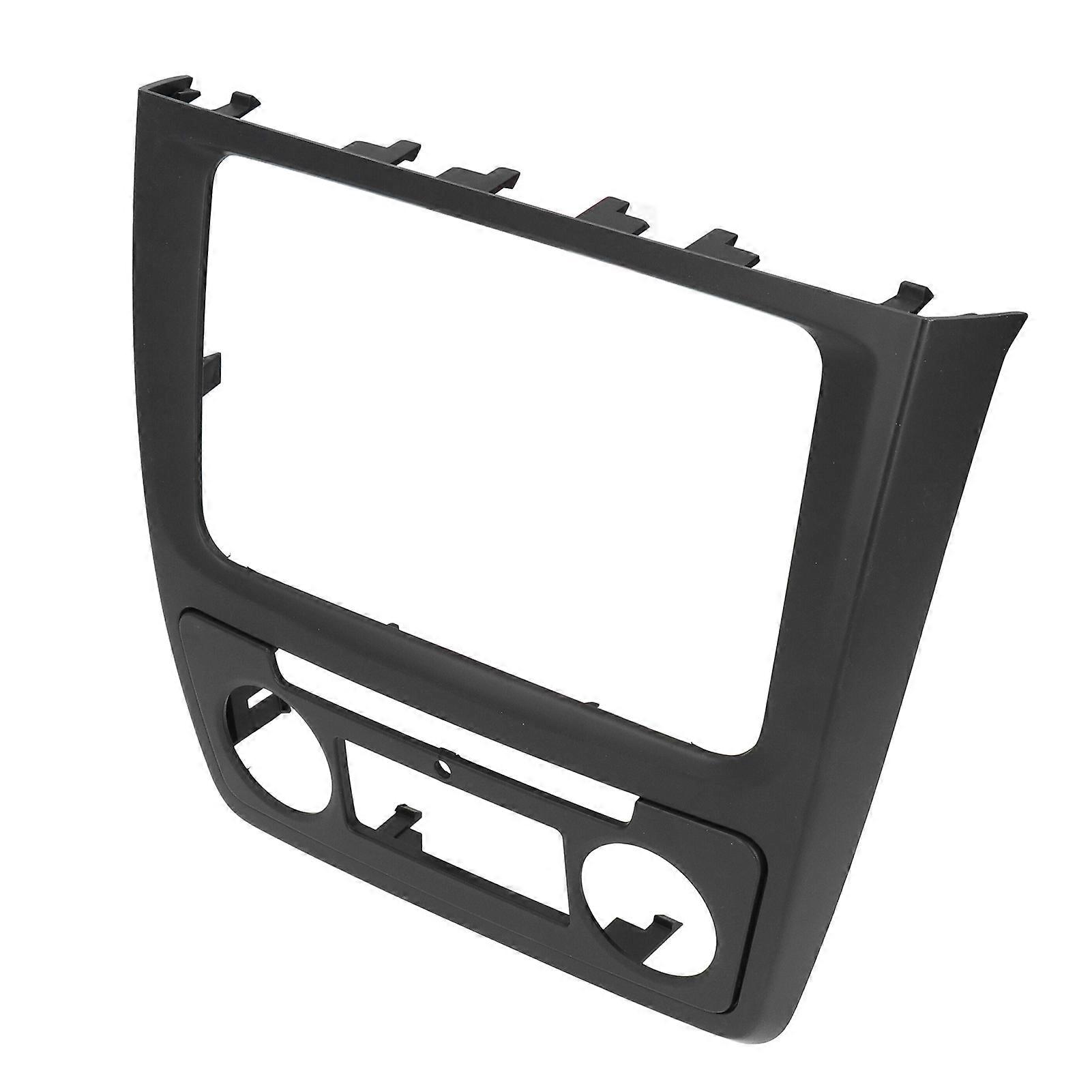Car Radio Frame Fascia Panel 2DIN Radio Face Plate Replacement for Yeti Auto AC 2009‑2017