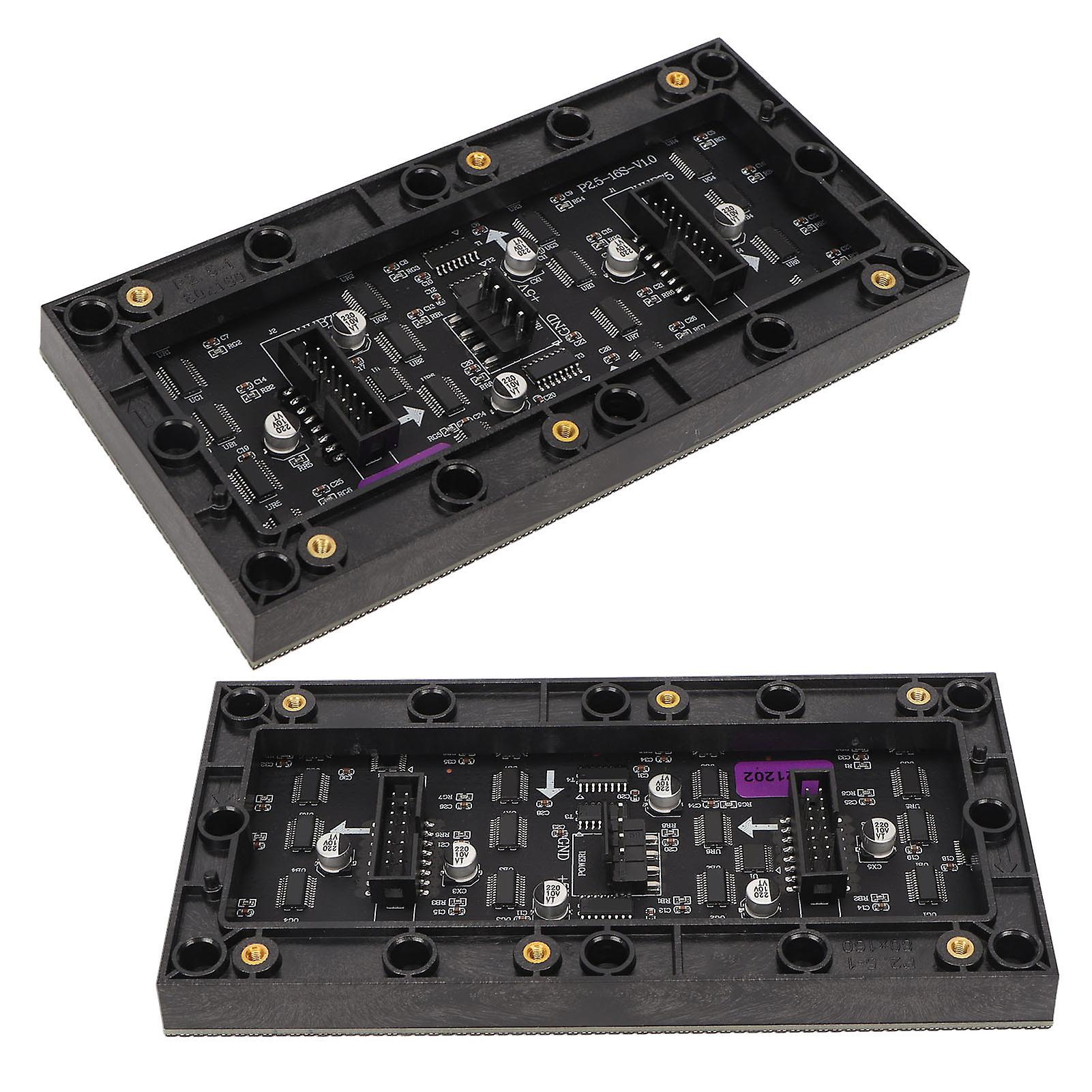 RGB LED Matrix Panel Dimmable 64x32 Resolution 2.5mm Pitch 6.3x3.1in Digital LED Module for Controller Display