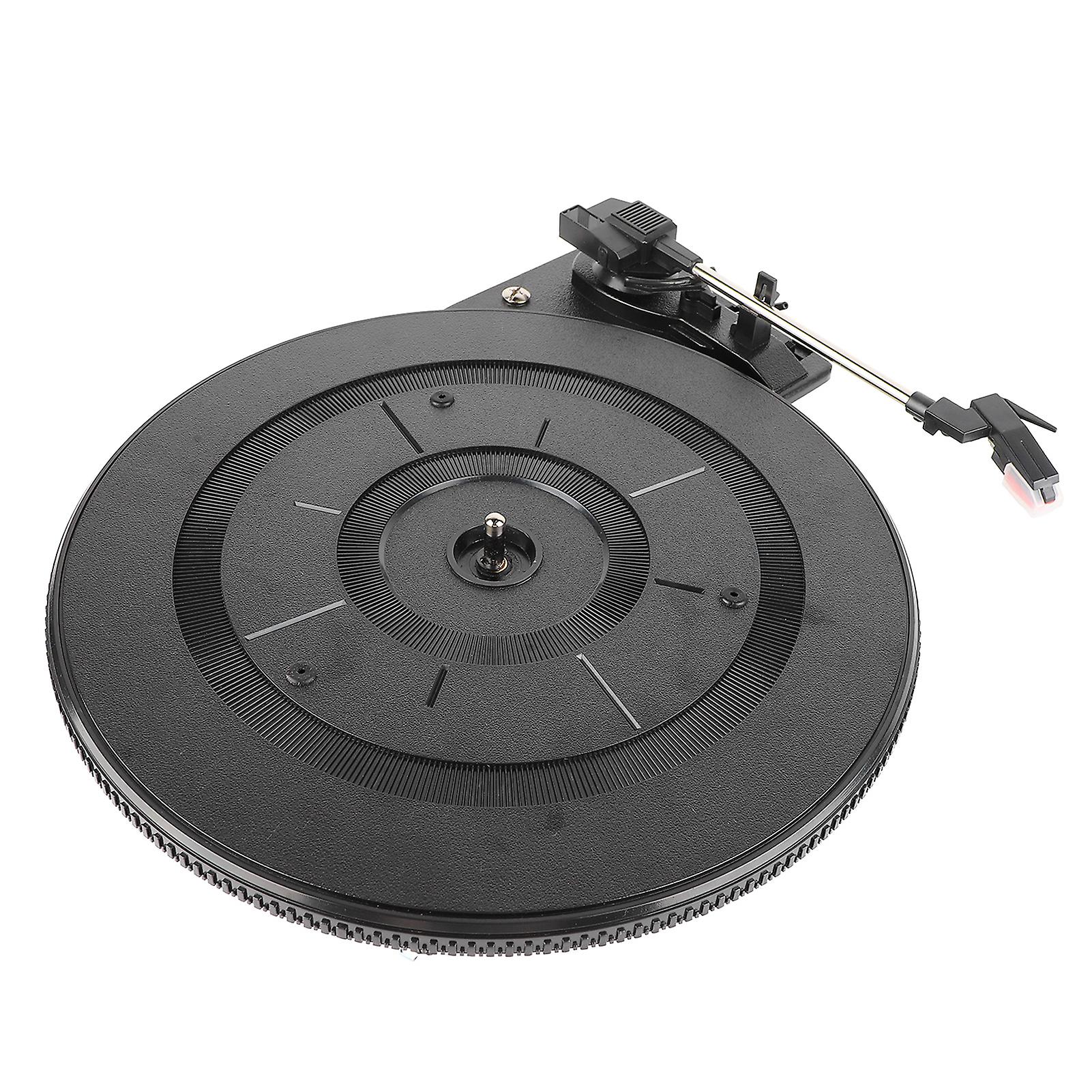Black Plastic Belt Drive Record Player Turntable Gramophone Accessory