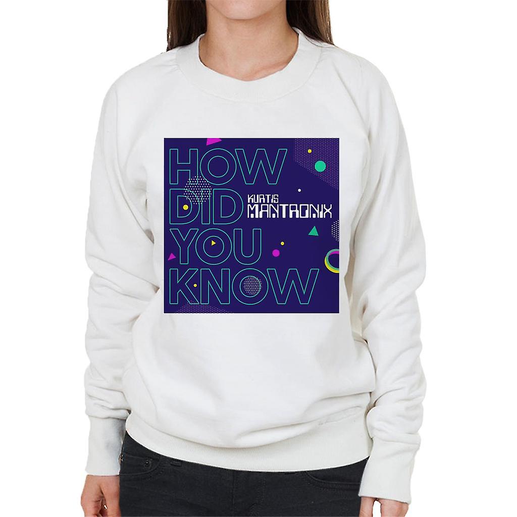 Mantronix Album How Did You Know Women's Sweatshirt