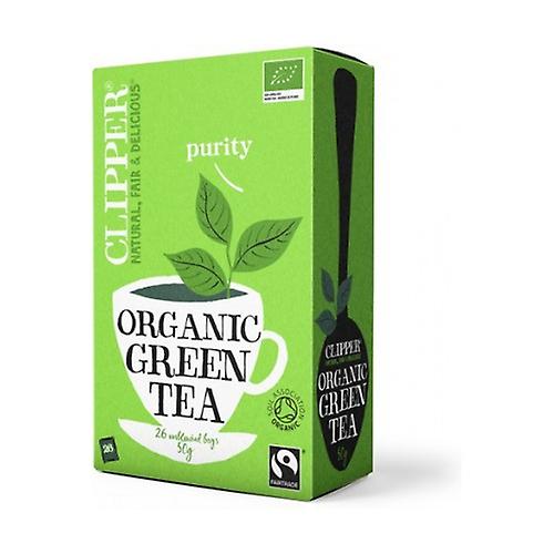 Organic pure green tea 25 infusion bags