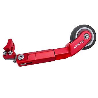Tija de sillín de bicicleta plegable Rueda fácil universal para 412 P247 Bicicleta Rueda auxiliar Piezas de bicicleta Rojo