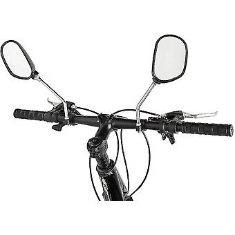 2 stuks fietsspiegel, linker- en rechterzijspiegels Draaibare verstelbare spiegels op het stuur gemonteerde glazen spiegel voor mountainbike A-YUHAO