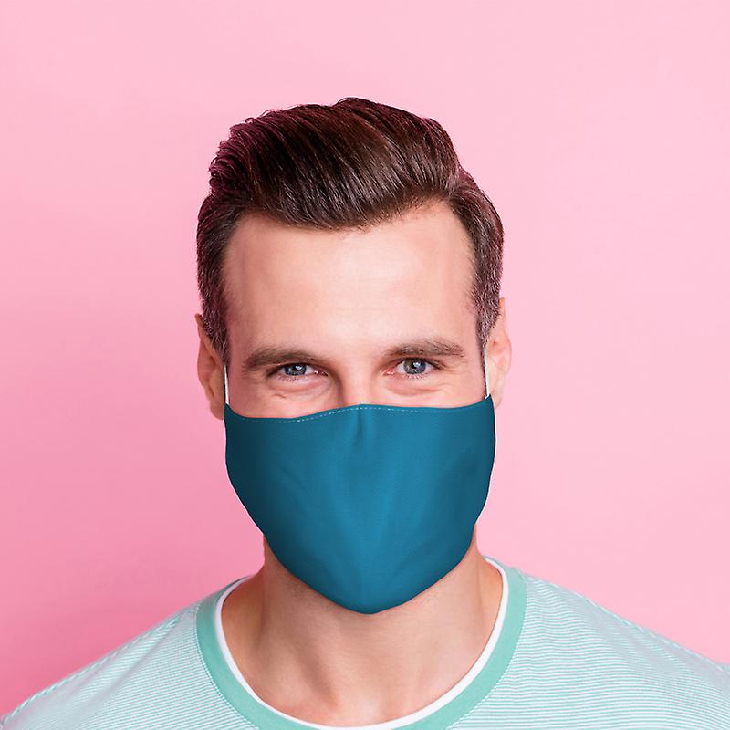 Blue Reusable Face Covering - Large X 1 Pack