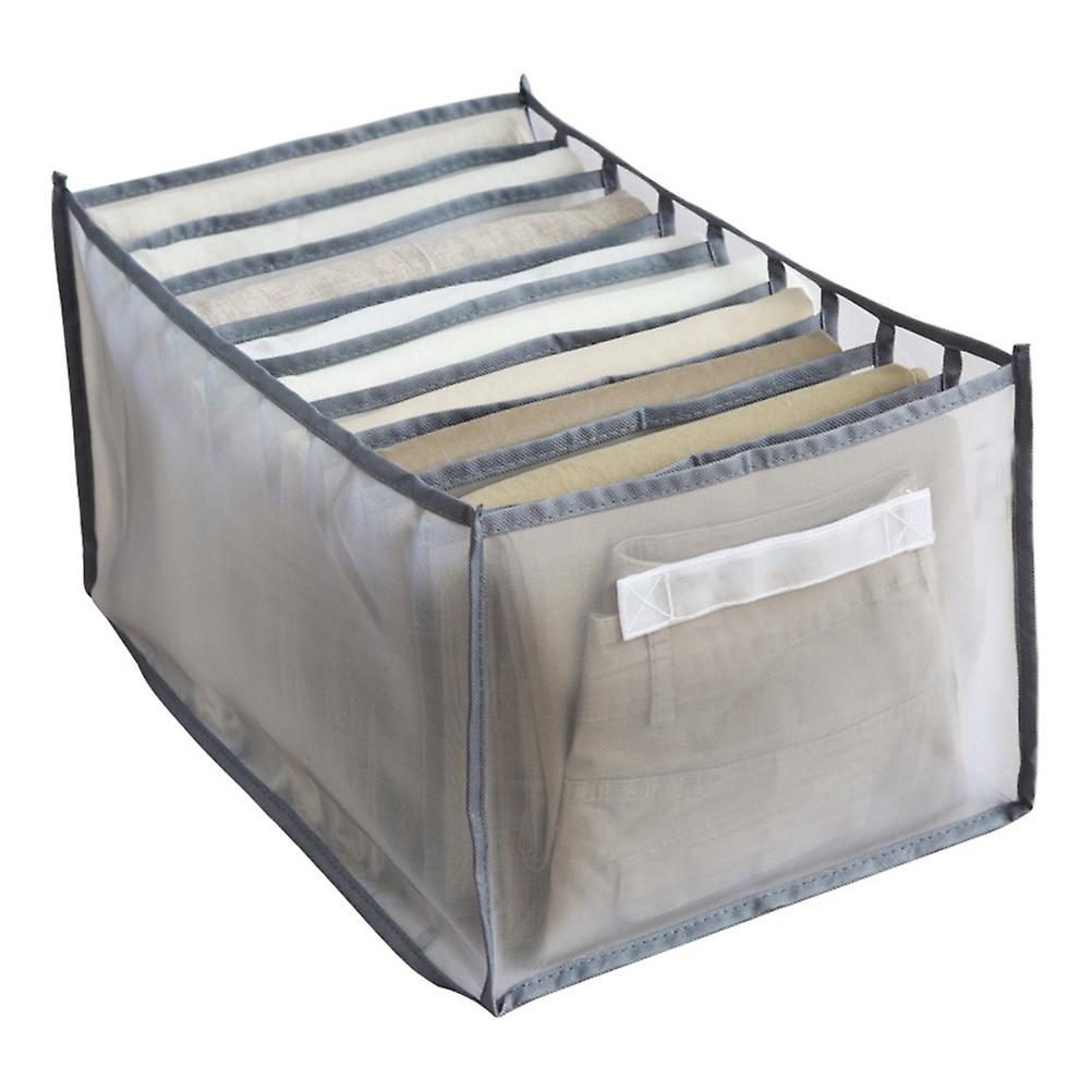 Foldable Mesh Wardrobe Organizer with Multiple Pockets for Bedroom or Dorm Storage