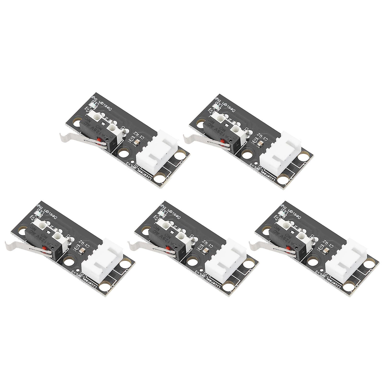 Mechanical Limit Switch with 3‑Pin 70cm/27.6in Cable Printing Accessories for Endstop 3D PrinterBlack