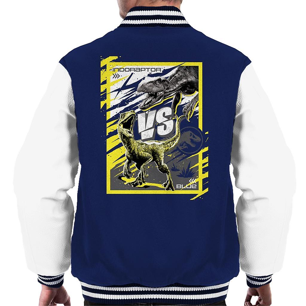 Jurassic World Indoraptor Vs Blue Men's Varsity Jacket