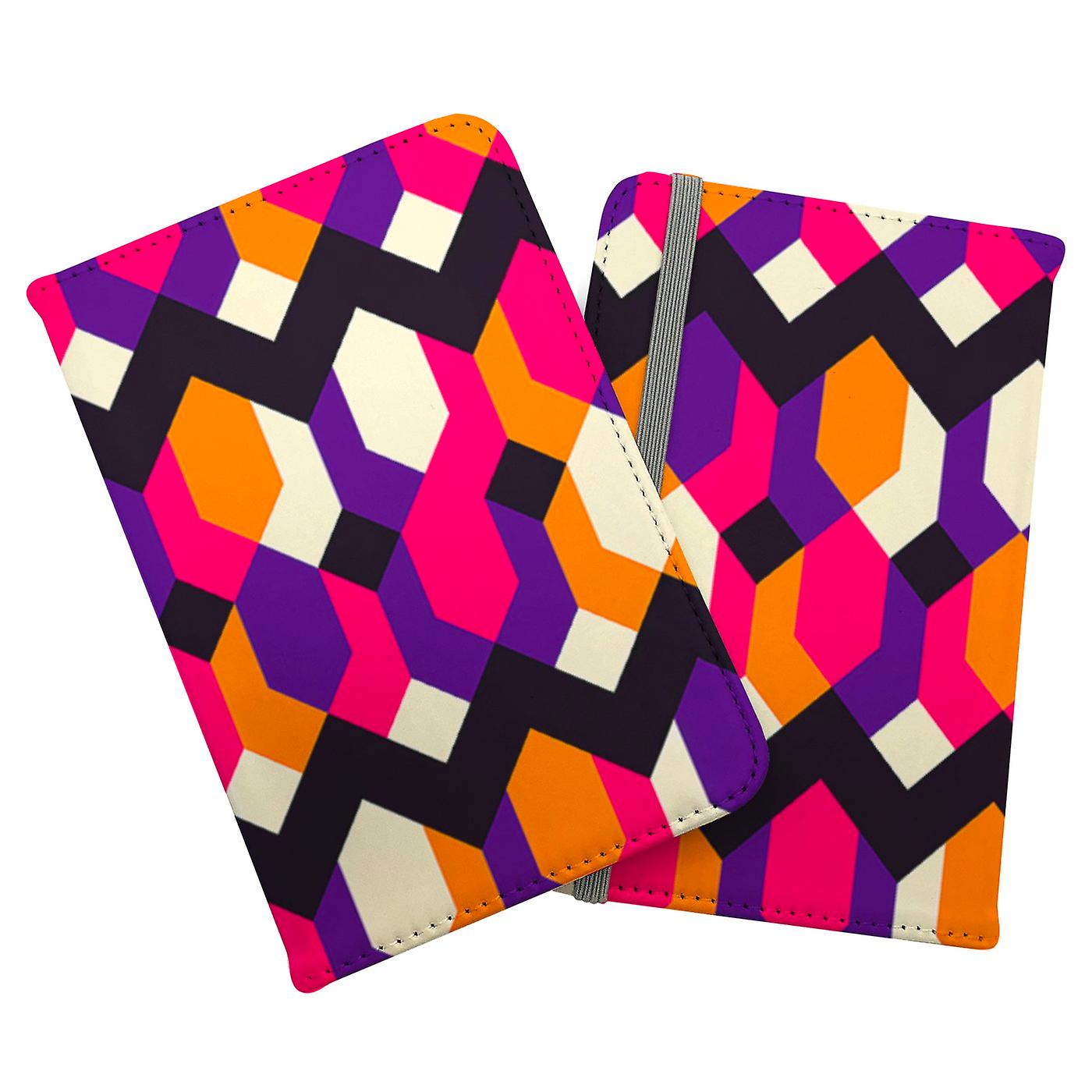Coloured Abstract Pattern Passport Cover