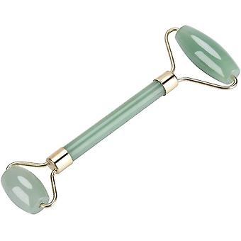 Tragbares Jade Facial Beauty Roller Massagegerät Beauty Massagegerät 1 Stück (Grün)