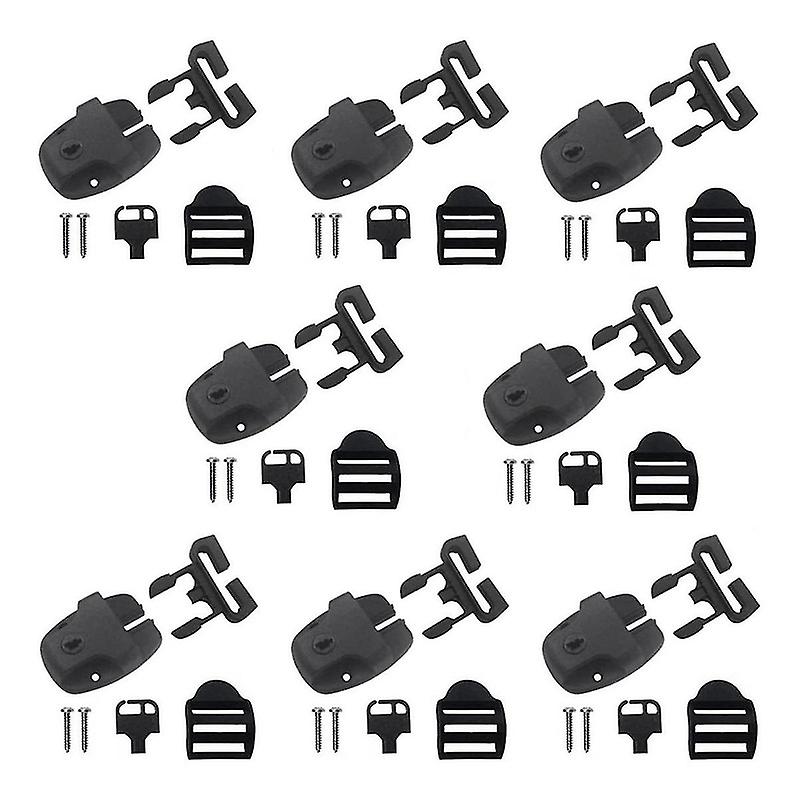 Remplacement des clips de couvercle de spa de spa, kit de réparation de loquet de couvercle de spa à remous avec clé et scre