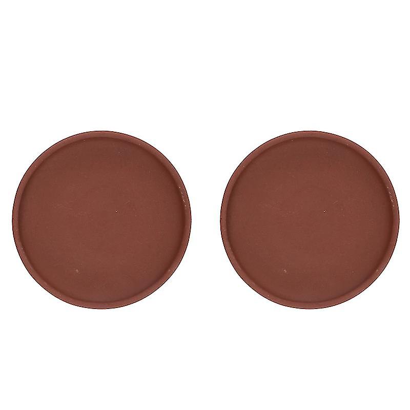 2pcs Home Plants Pots Tray