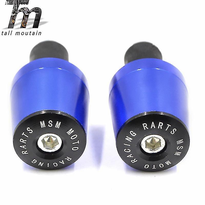 2pair Mtb Bike Handlebar Grips Bar End Cap 22mm Plug Motor Bar Counterweight Grips End For Kawasaki