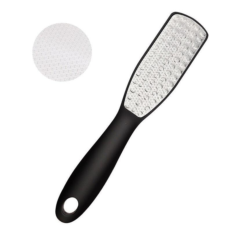 Black Double Sided Stainless Steel Foot Rub Tool