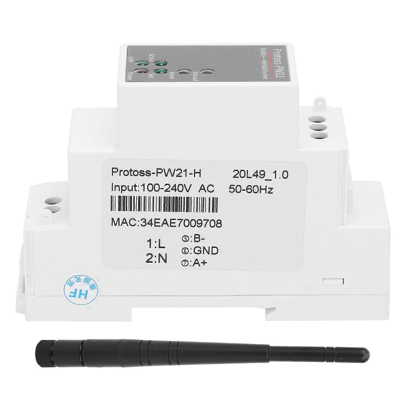 RS485 to WIFI/Ethernet Serial Server IP for ECos with Antenna PW21-H AC 100-240V