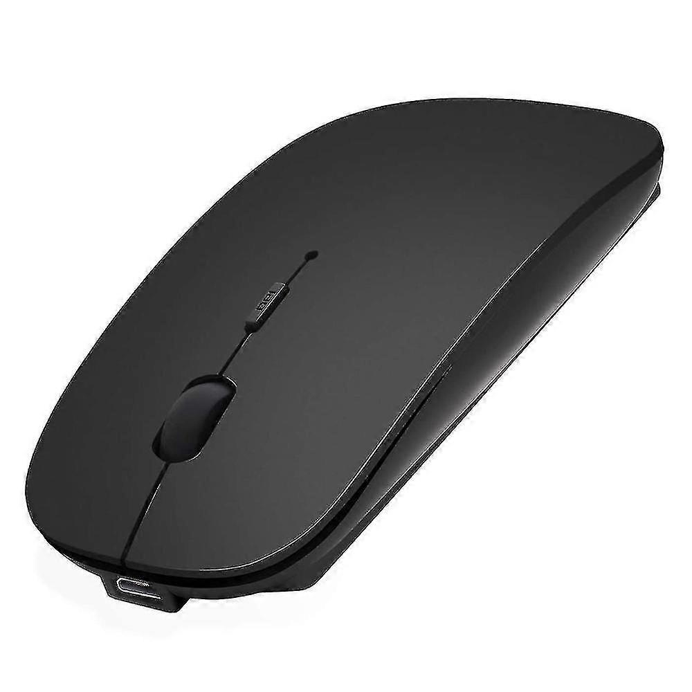 Bluetooth Mouse For Laptop/ipad/iphone/mac(ios13.1.2 And Above) / Android Pc/computer, Rechargeable Noiseless Mini Wireless Mouse For Windows/linux