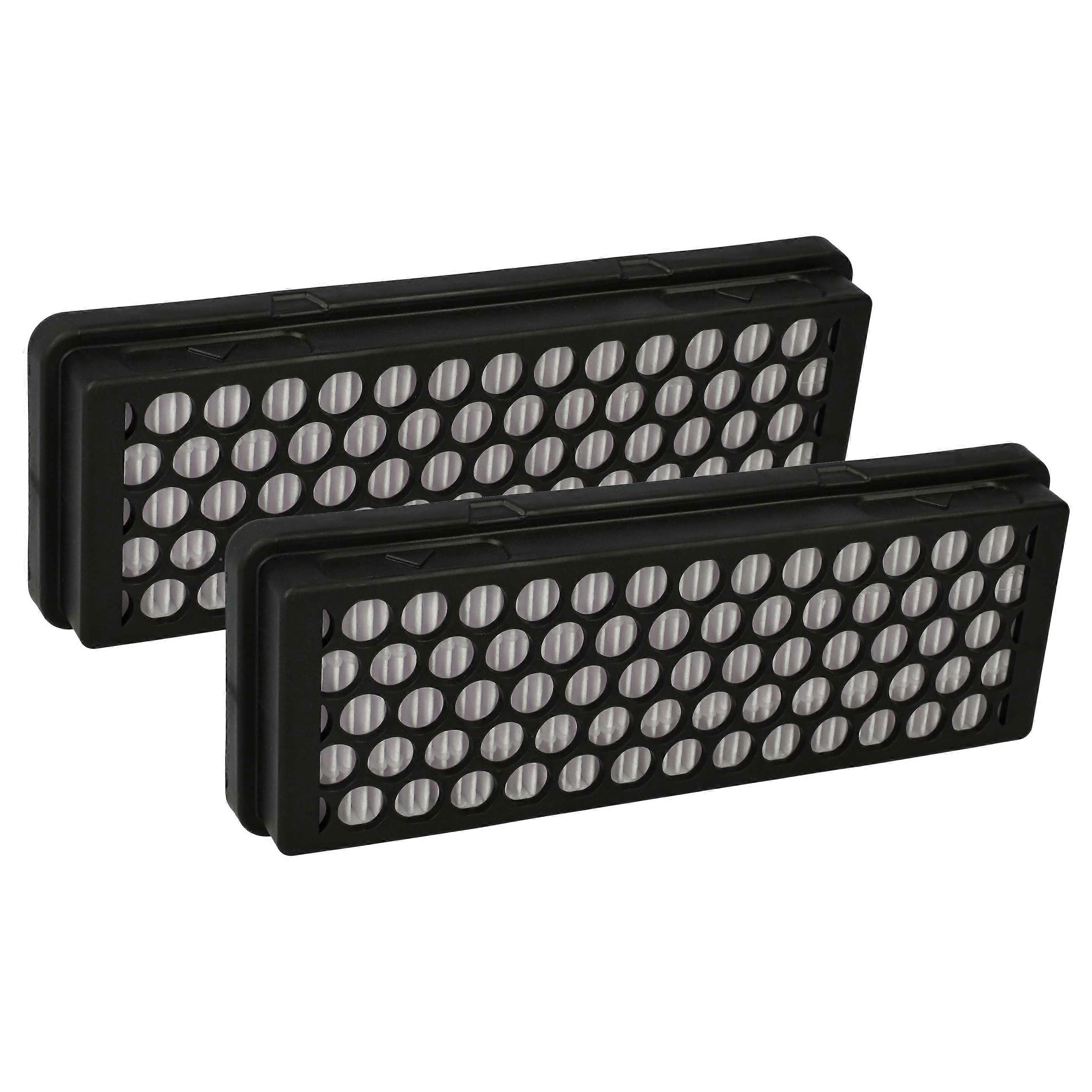 vhbw 2x filter vysávača kompatibilný s Samsung SC61B1, SC61A0, SC6190, SC61B0, SC61A1, SC6189 Vysávač - HEPA filter/skladaný filter čierna biela