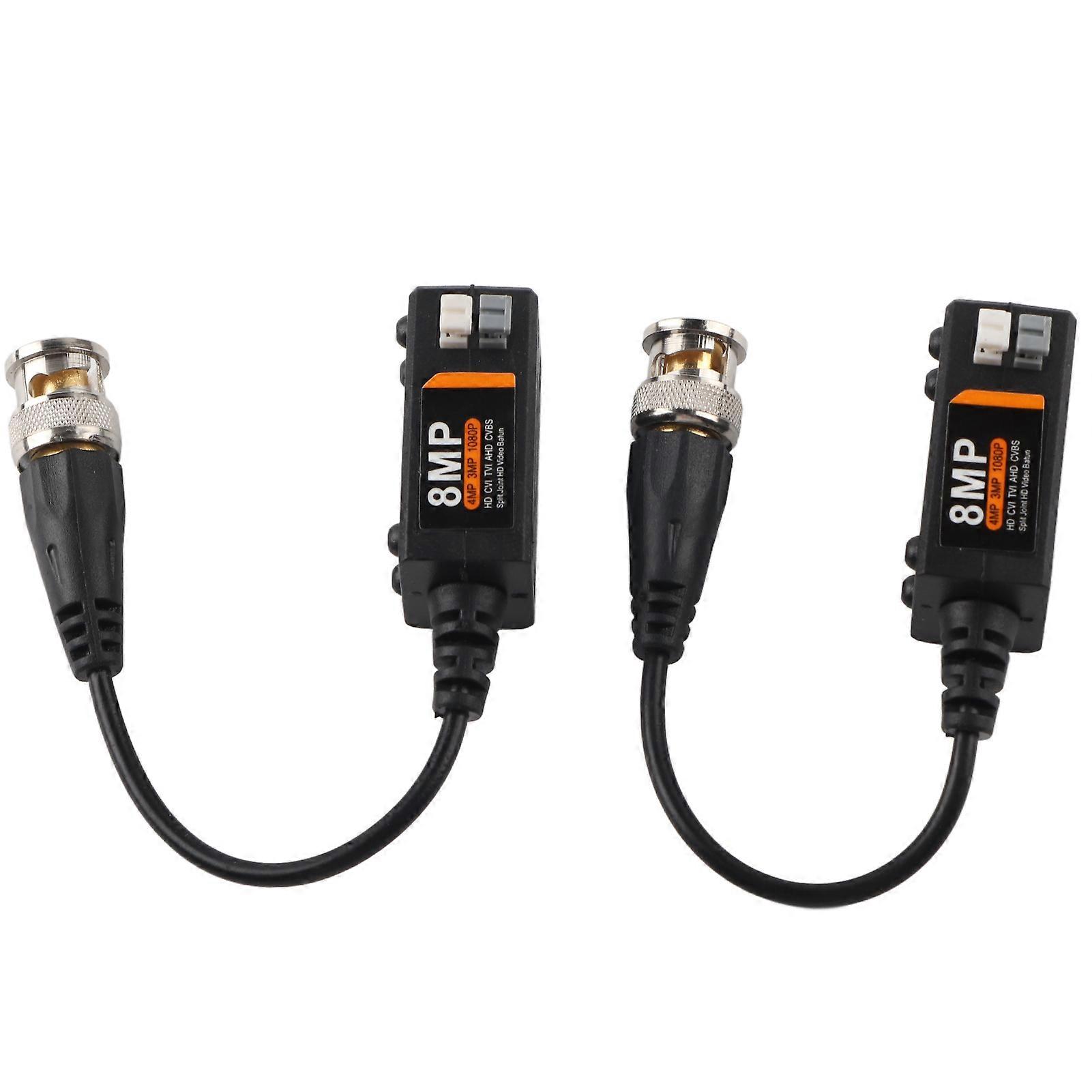 8mp High Definition Spliced Passive Video Balun Transmission Twisted Pair Transmitter