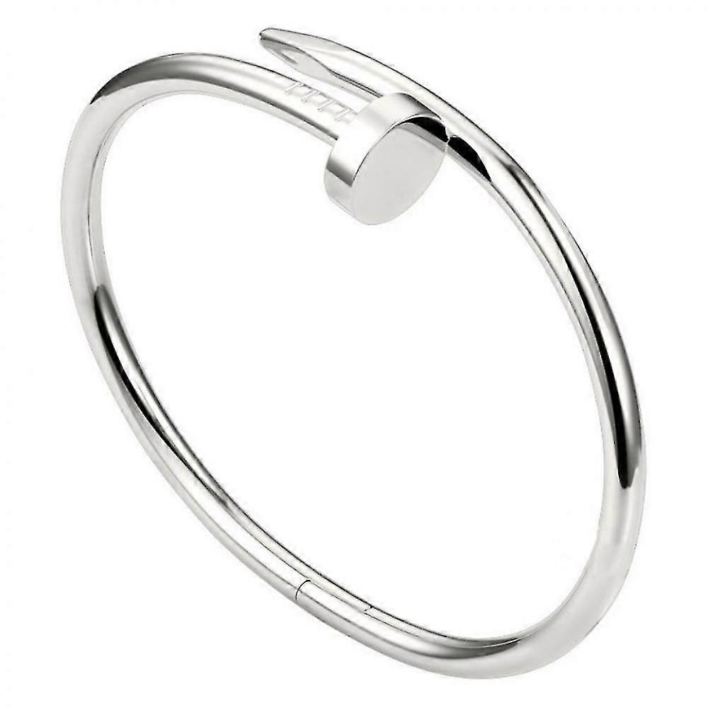Edelstahl modisches Nagelkopf ArmbandGlatter Oberflche Design