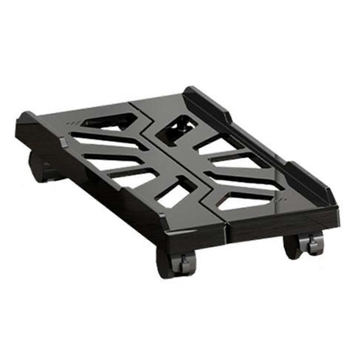 Computer Tower Stand Verstelbare Mobiele CPU Stand CPU Houder PC Tower Stand met Rolling Caster Wheels Riser Stand Zwart