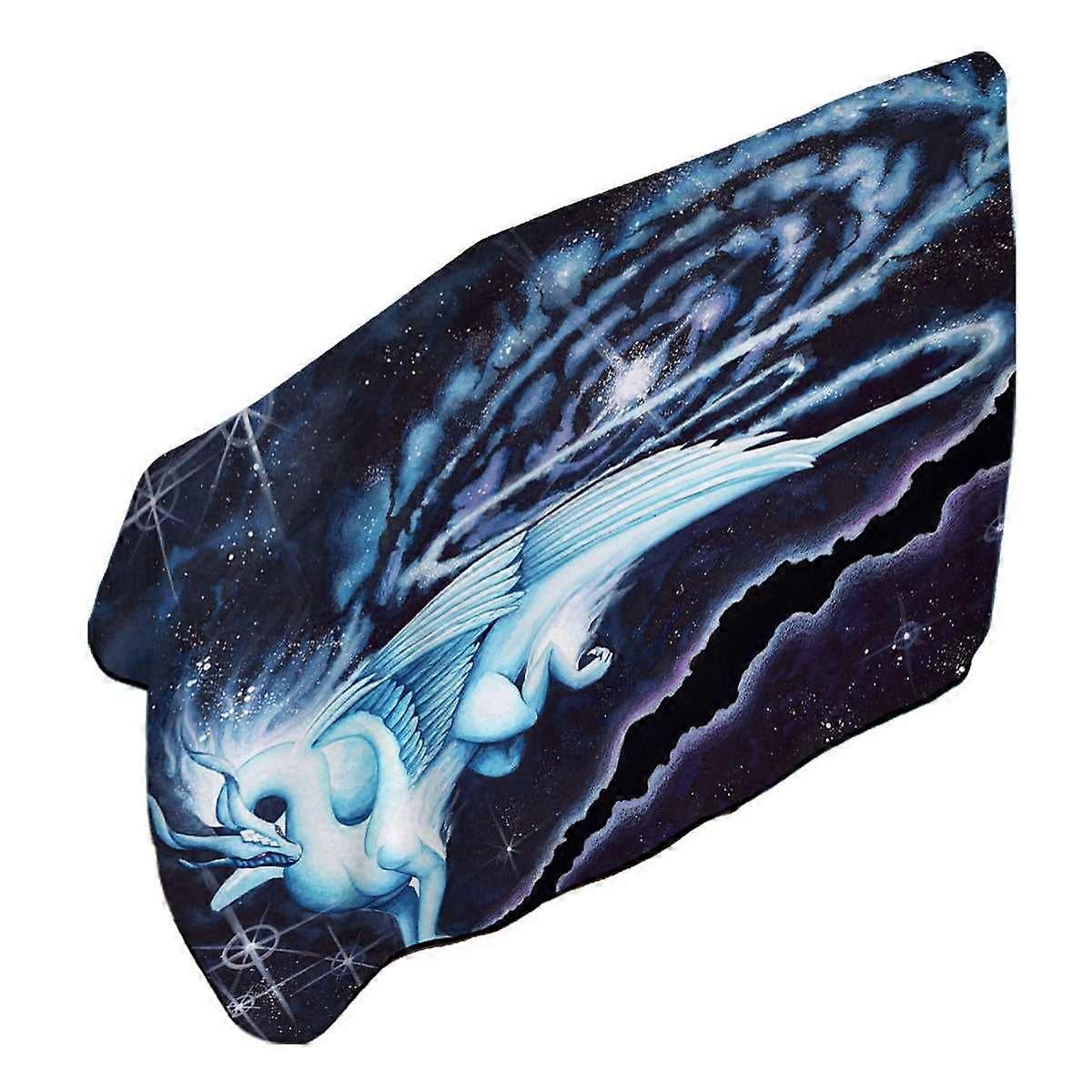 Space Galaxy Dragon Soaring through the Cosmos Microfiber Beach Towel