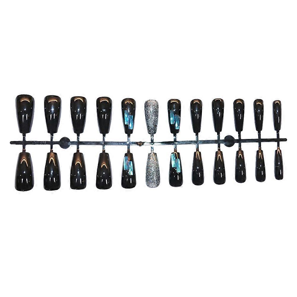 Nail patch wearing a long disco fake nails patch detachable wearable nail patch