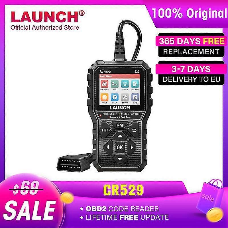Launch Creader 529 Cr529 Obd2 Scanner Automotive Diagnostic Tools Obdii Code Reader Car Diagnost Aut