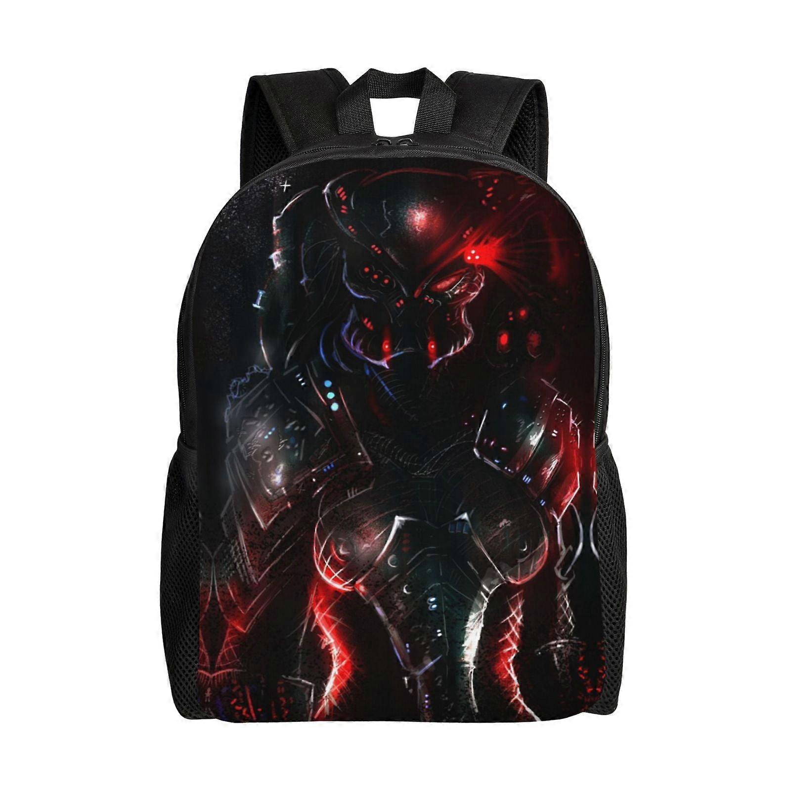 حقيبة ظهر Alien vs Predator Fashion Daypack للمشي لمسافات طويلة حقيبة أنيمي حقيبة دفتر LDYH537