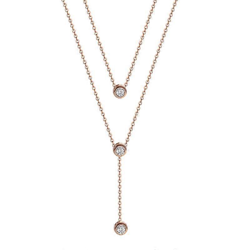 Temperament Personalized Necklaces Personality Double-layer Clavicle Chain