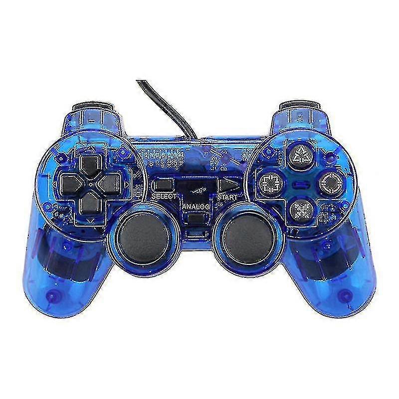 2024 Wired Connection Gamepad For Ps2 Double Vibration Game Controller Joypad