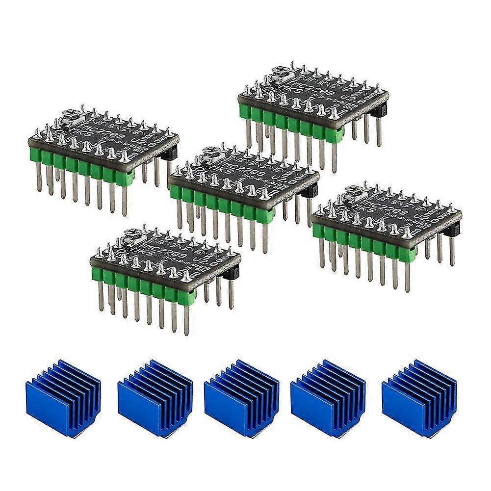 5Pcs 3D Printer TMC2209 V2.0 Upgraded Version 42 Stepper Motor Driver for Reprap Ramps1.4 MKS Prusa I3 -3 Pro