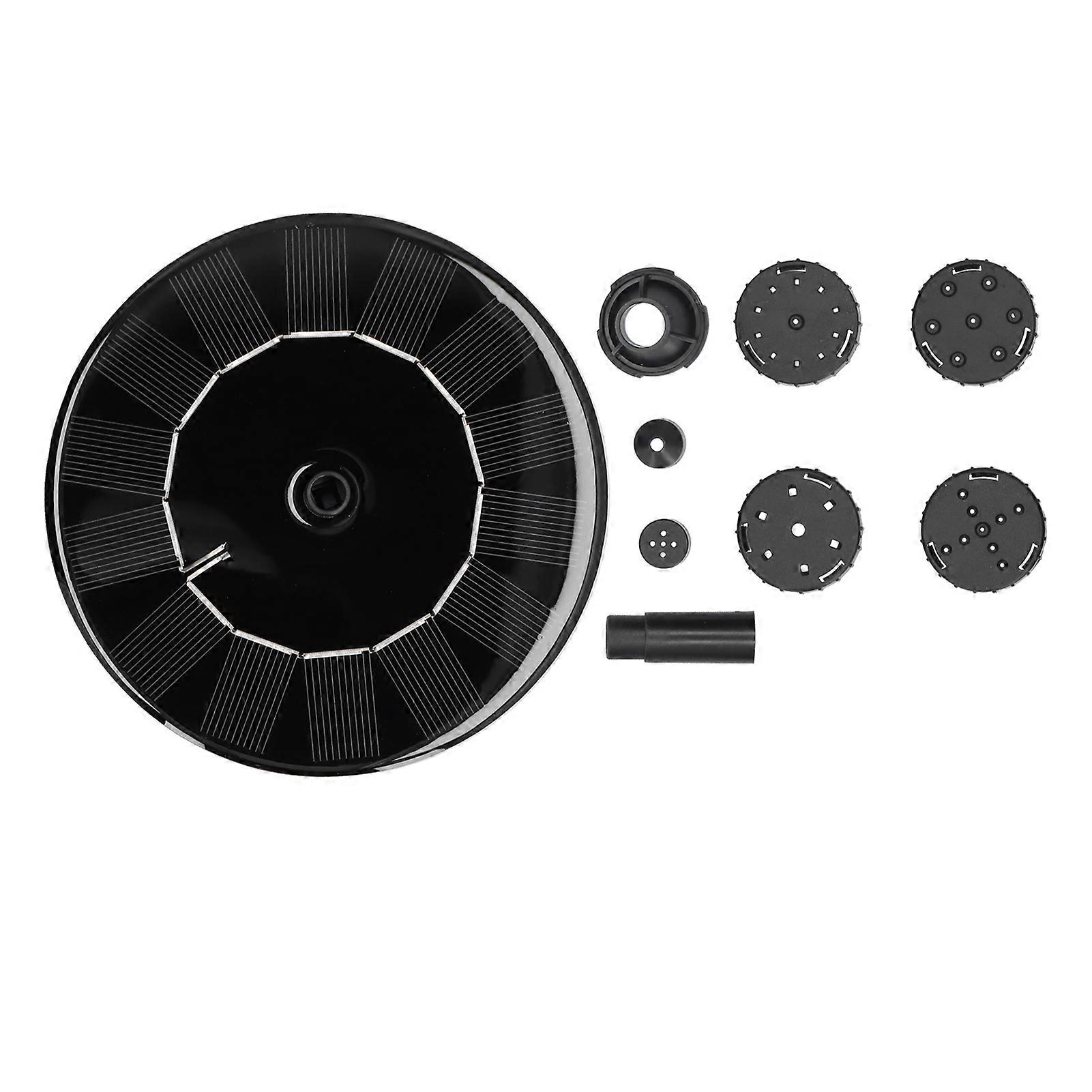 Solar Fountains Automatic Floating Solar Powered Fountain Pump for Pond Outdoors Bird Baths