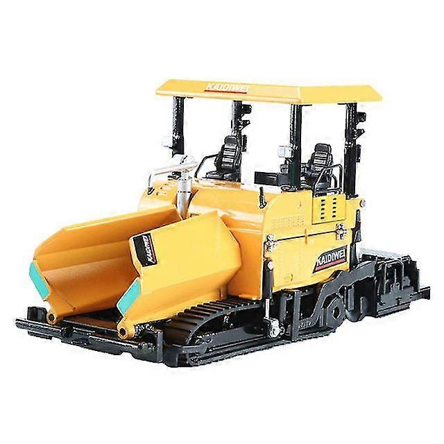 Κράμα diecast οδοστρωτήρα μηχανή ασφαλτόστρωσης ασφαλτοστρωμένο φορτηγό κατασκευής αυτοκινητοδρόμων 1:40 μηχανική μοντέλο όχημα διακόσμηση παιδικά παιχνίδια