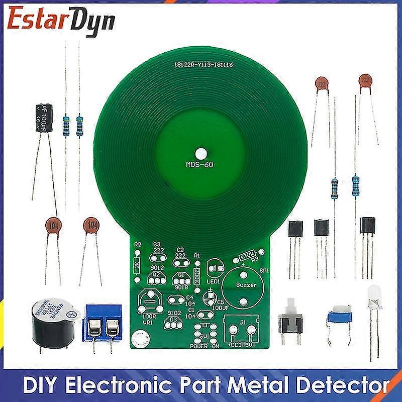 Tib Js-60 Diy Kit Metal Detector Kit Electronic Kit Dc 3v-5v 60mm Non-contact Sensor Board Module Diy Electronic Part Metal Detector