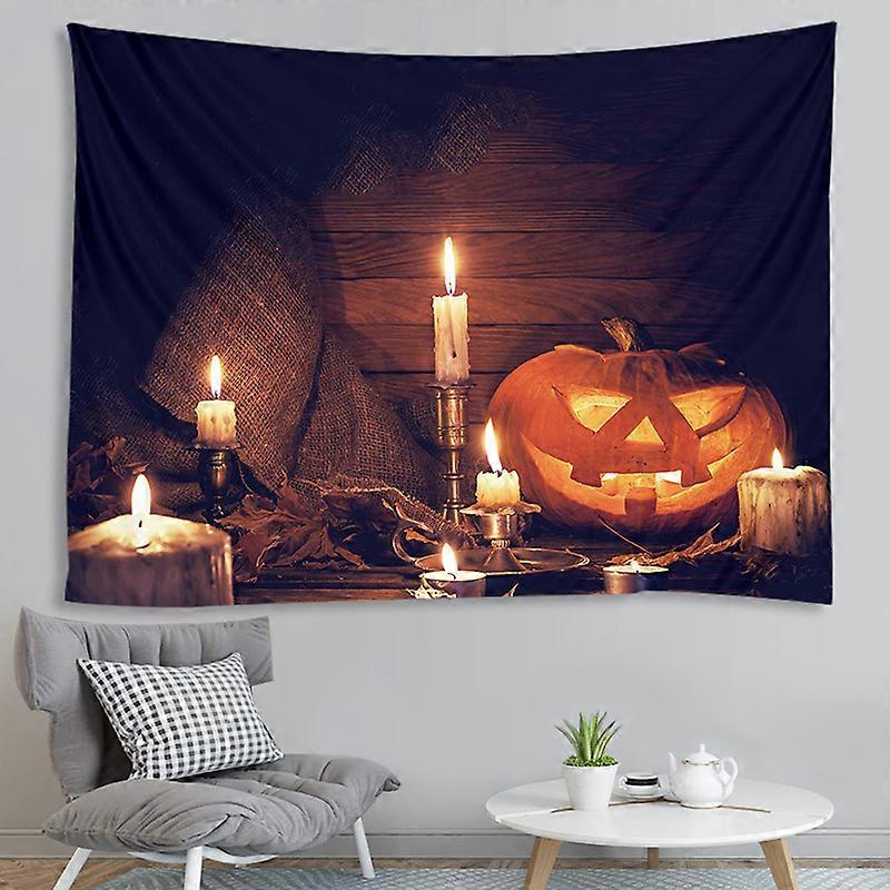 Halloween Tapestry Pumpkins Tree Print Wall Hanging Tapestry Art Home Decoration New