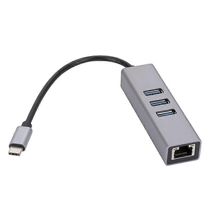 USB3.0 to rj45 network port USB splitter TYPEC extension dock USB gigabit 3.0HUB HUB,2024 Ping