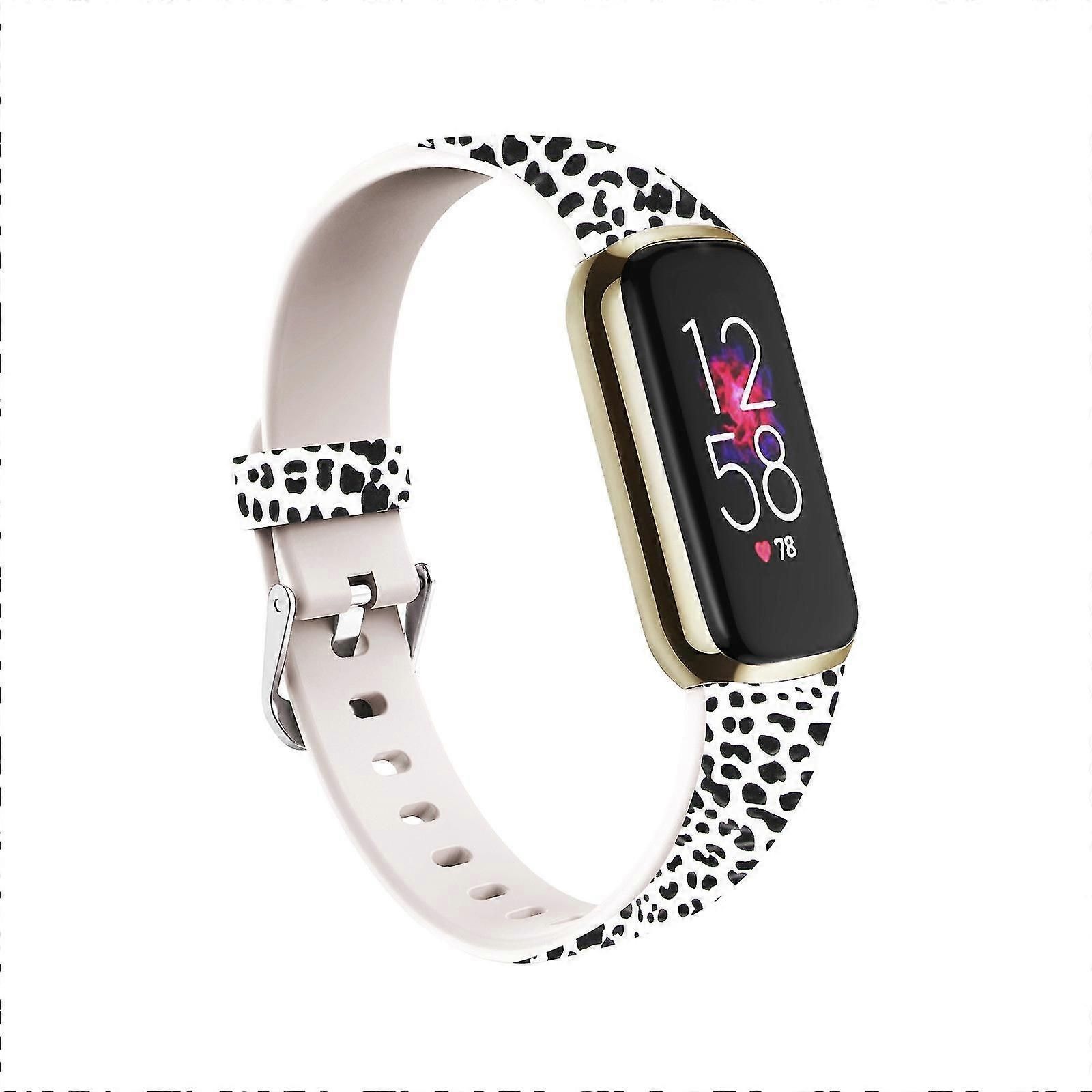 For Fitbit-luxe Band Soft Pattern Printed Floral Band Accessories Replacement